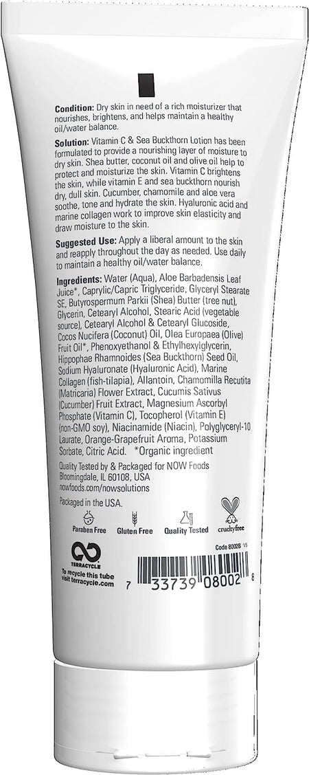 Now Vit C & Sea Buckthorn Lotion 8oz-[HealthWay]
