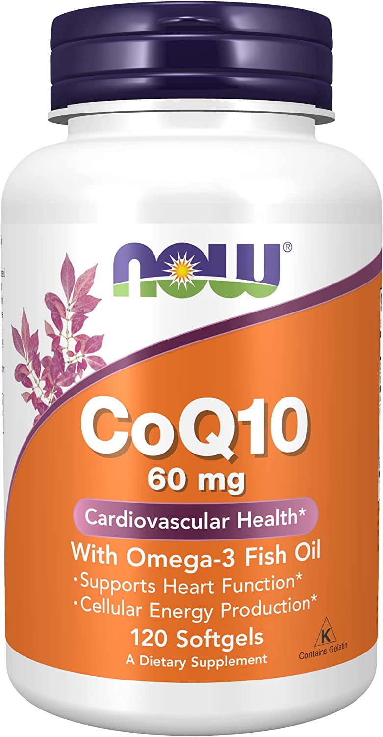 Now CoQ10 60mg w/Omega-3 120sg-[HealthWay]