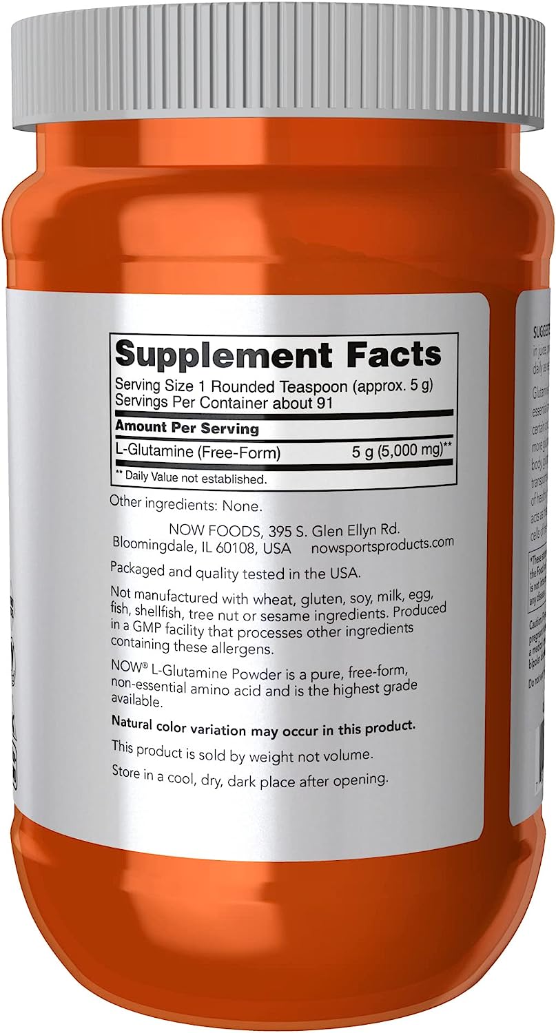 Now L-GlutaminePwd16oz-[HealthWay]