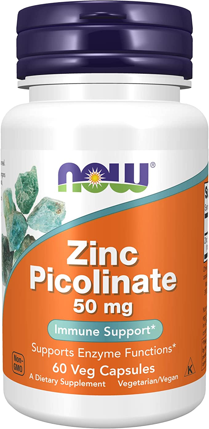 Now Zinc Picolinate 50mg 60cp