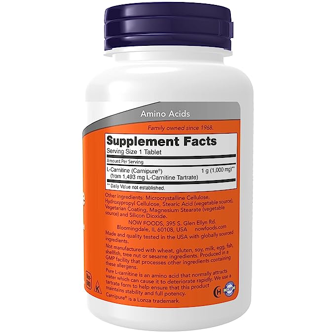 Now L-Carnitine 1000mg 50tb-[HealthWay]