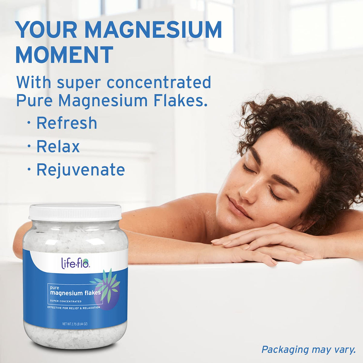 Life-Flo Magnesium Flakes 44oz-[HealthWay]