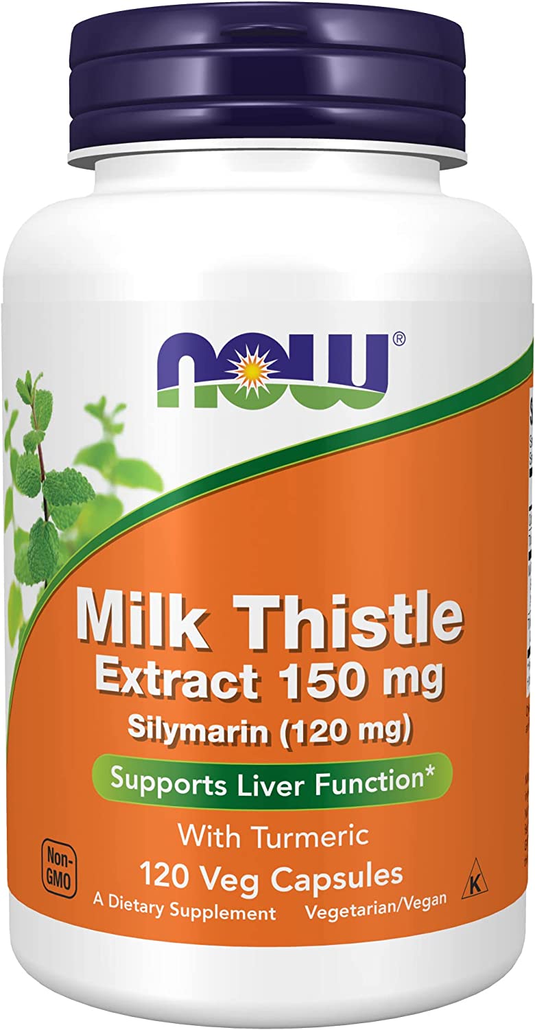 NOW SILYMARIN MILK THISTLE 150mg 120 VCAPS-[HealthWay]