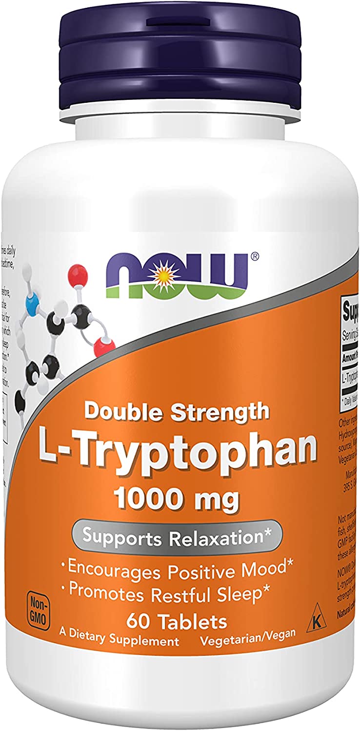 Now L-Tryptophan 1000mg 60tb-[HealthWay]