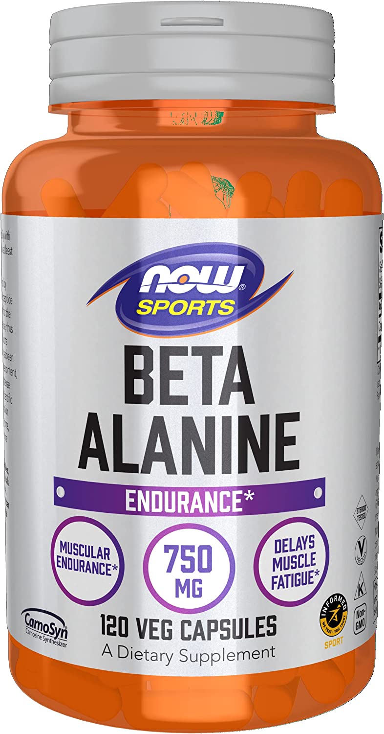 Now Beta-Alanine 750mg 120cp-[HealthWay]