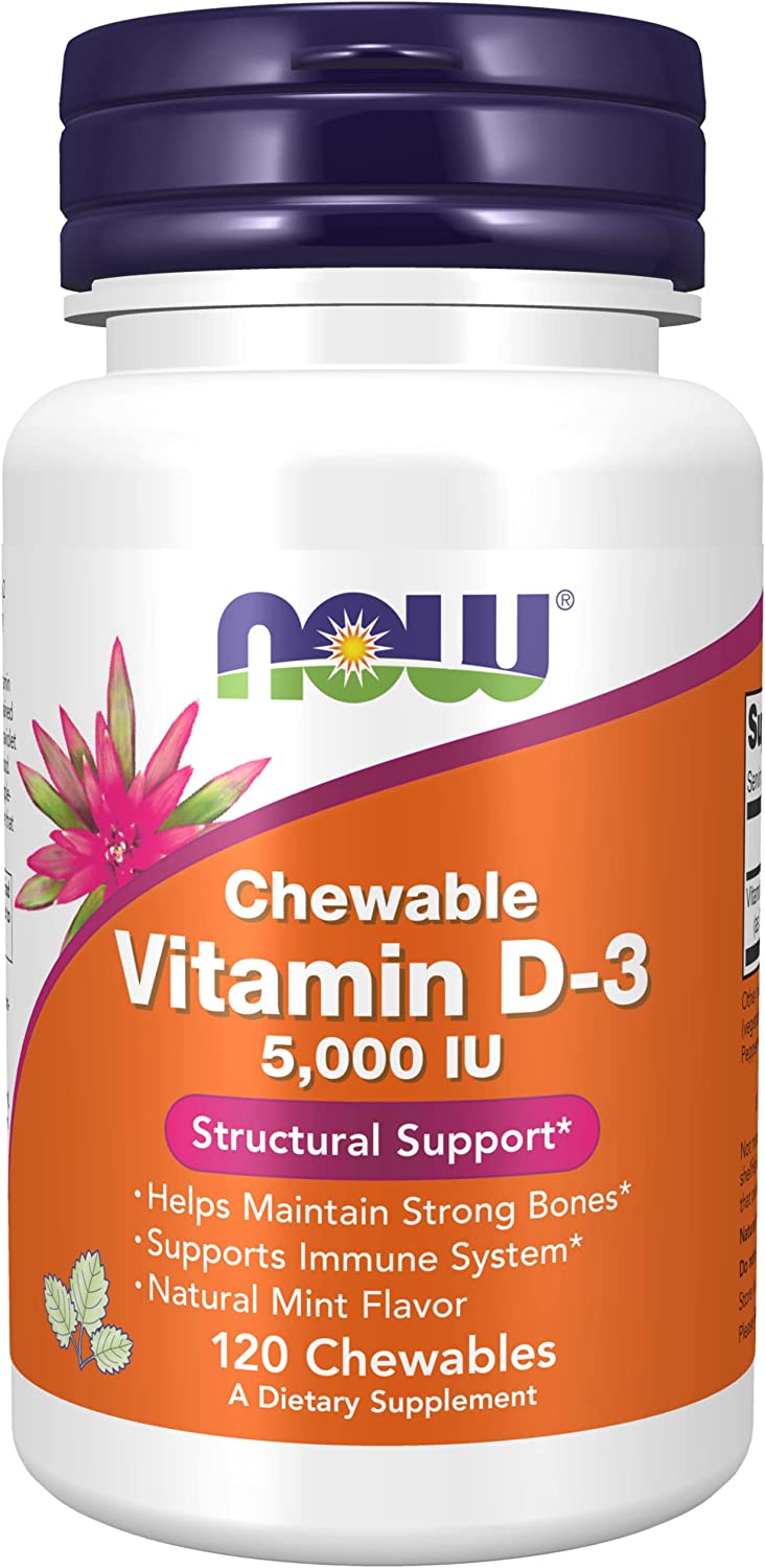Now Vit D-3 5000iu 120ch-[HealthWay]
