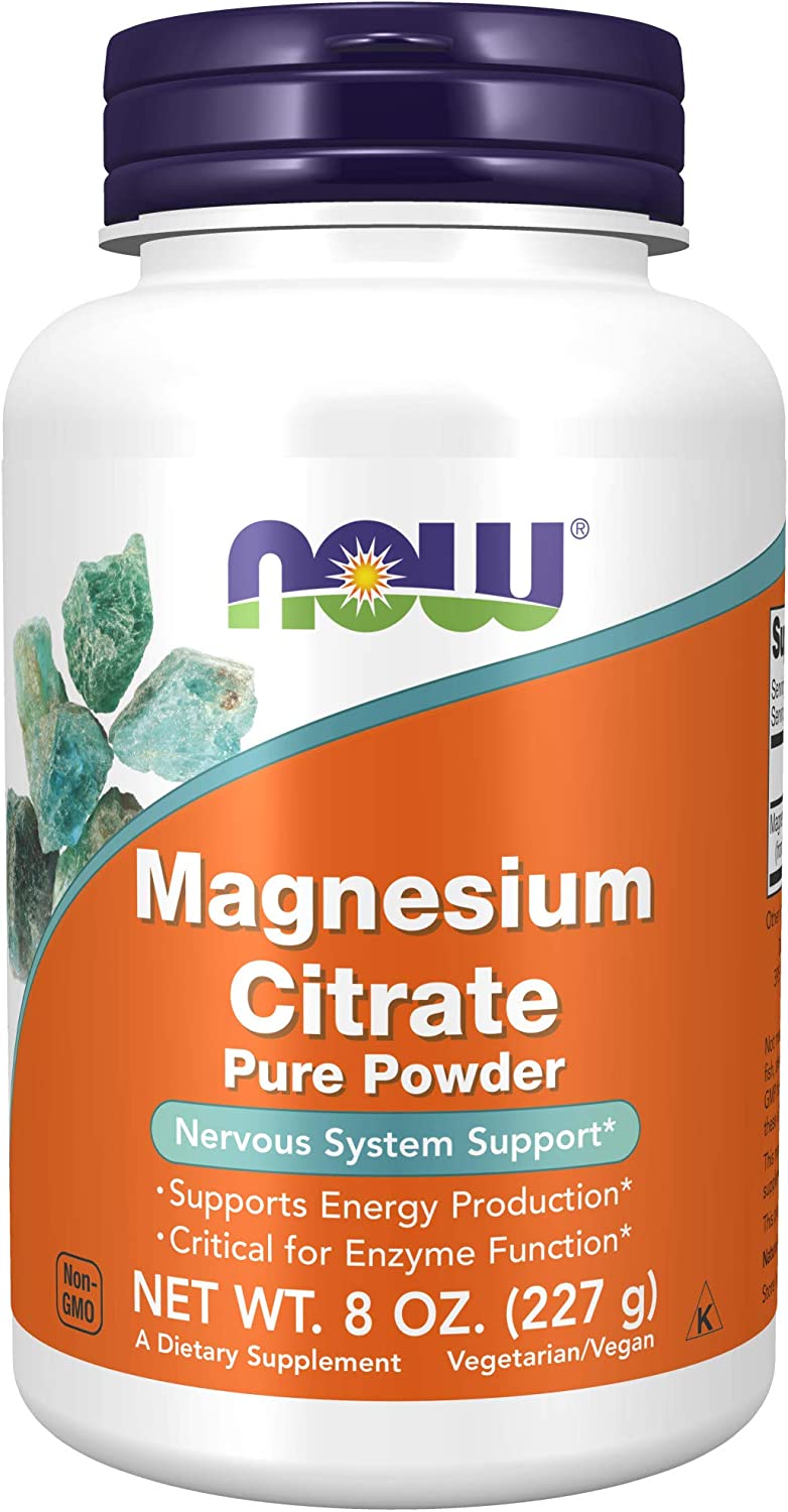 Now Magnesium Citrate Powder 8oz