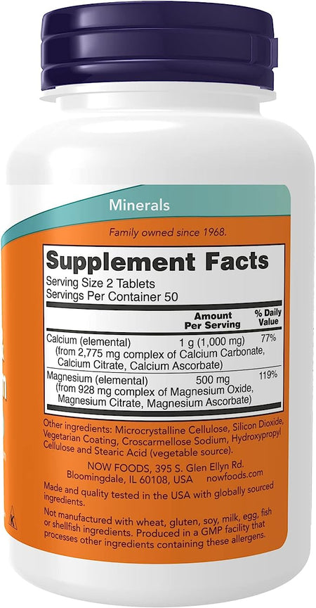 Now Calcium Magnesium 100tb-[HealthWay]