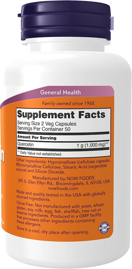 Now Quercetin 500mg 100ct-[HealthWay]
