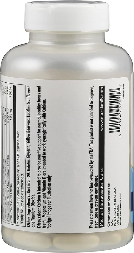 Kal Calcium+Mag,Zinc&D 100sg-[HealthWay]