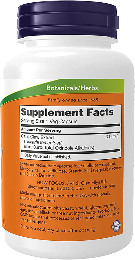 Now Cat's Claw Extract 120cp-[HealthWay]