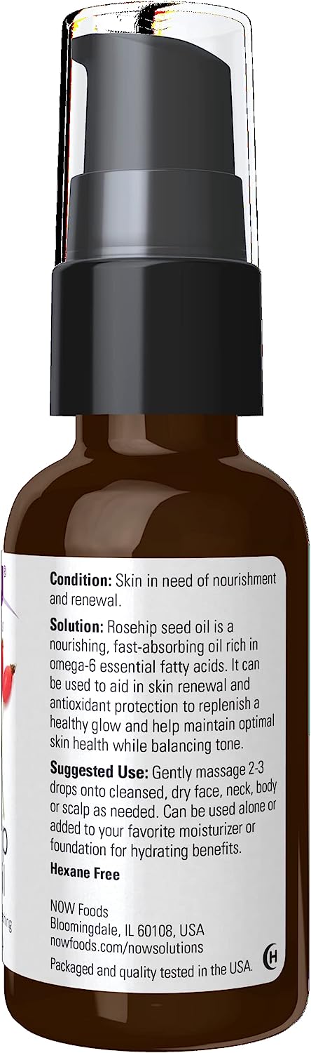 Now Rose Hip Seed Oil 1oz-[HealthWay]