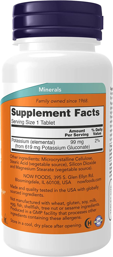Now Potassium Gluc 99mg 100tb-[HealthWay]