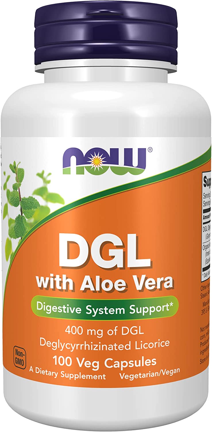 Now DGL with Aloe Vera 100vc-[HealthWay]