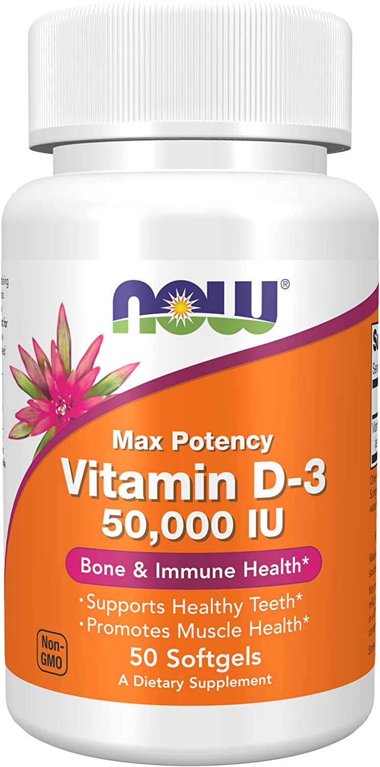 Now Vit D-3 50000iu 50ct-[HealthWay]