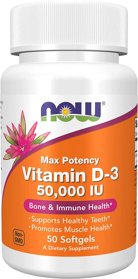 Now Vit D-3 50000iu 50ct-[HealthWay]
