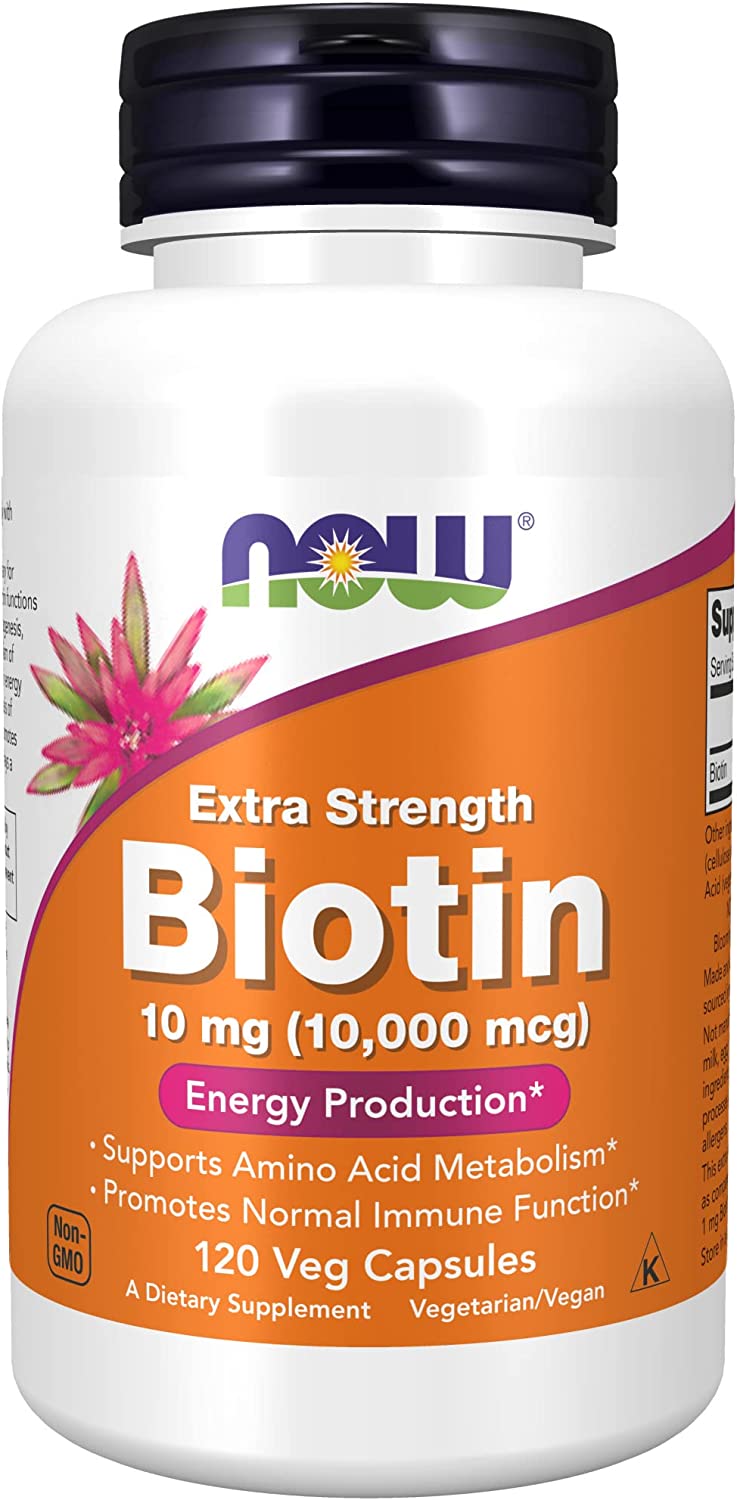 Now Biotin 10,000mcg 120vc-[HealthWay]