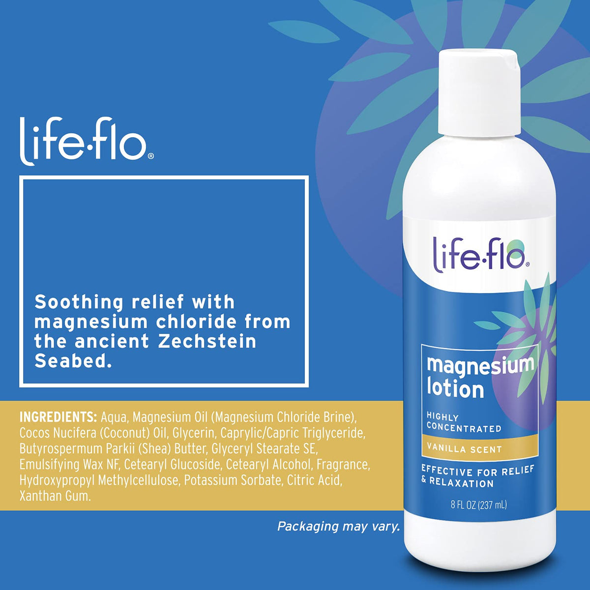 Life-Flo Magnesium Lotion 8oz-[HealthWay]
