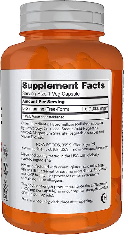 Now L-Glutamine 1000mg 120cp-[HealthWay]