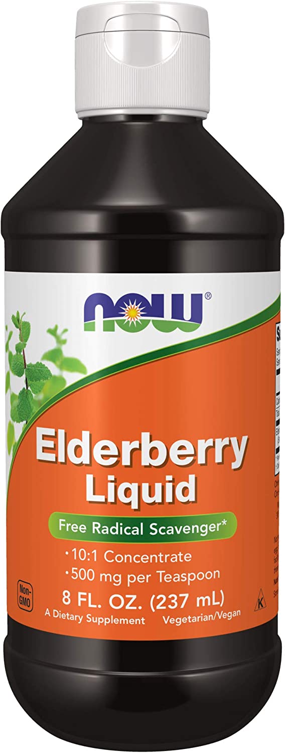 Now Elderberry Liquid 8oz