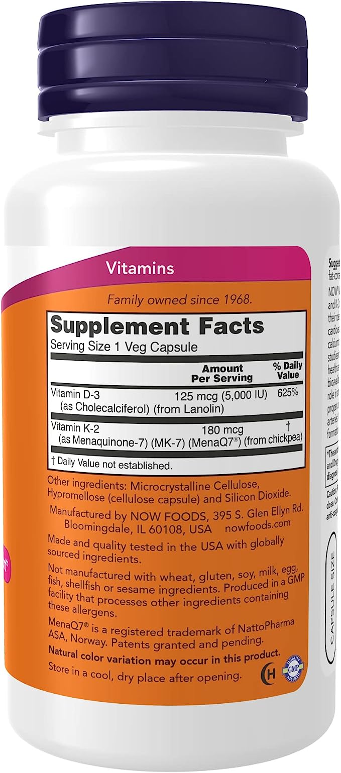 Now Mega D3 & MK7 120cp-[HealthWay]