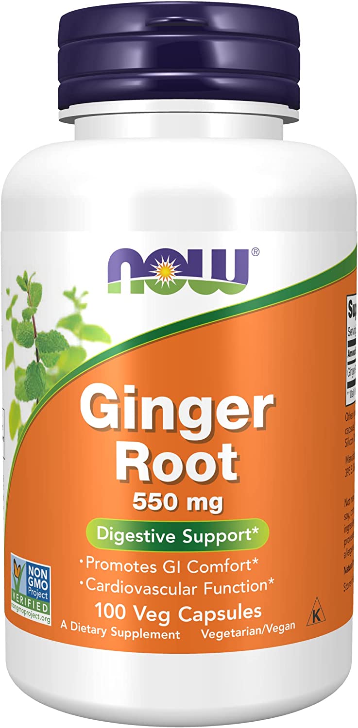 Now Ginger 550mg 100cp-[HealthWay]