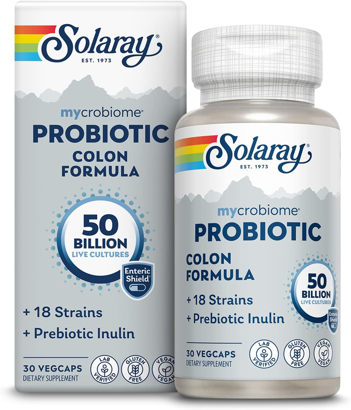 Solaray Probiotic Colon 50b 30c-[HealthWay]