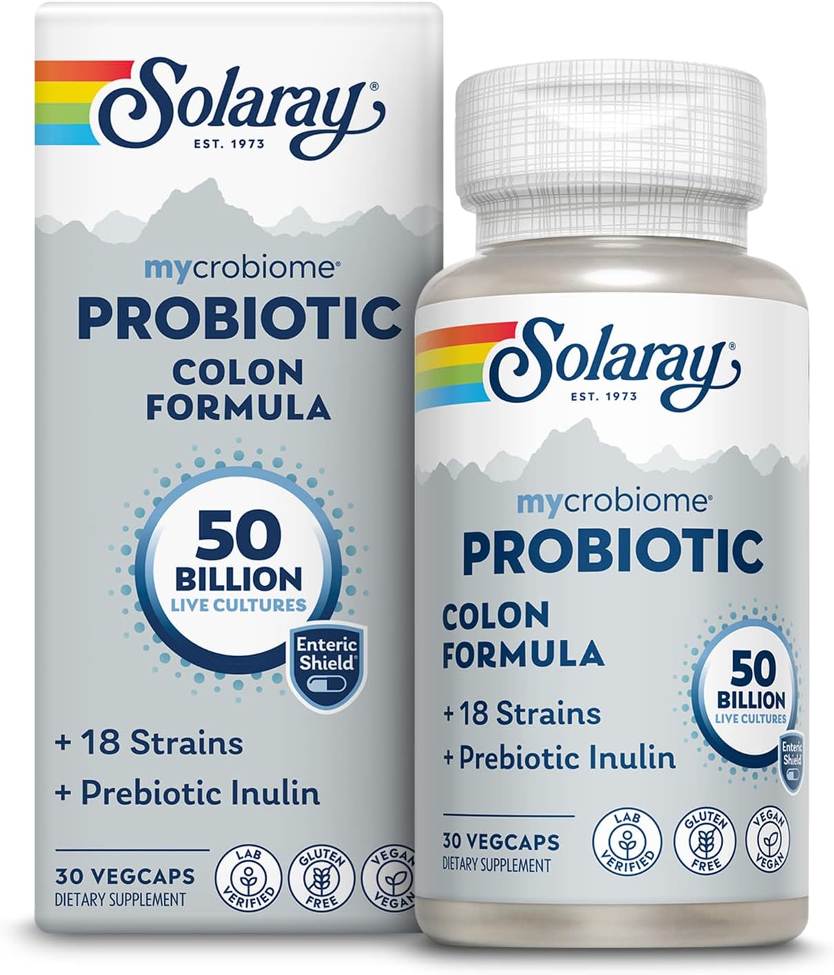 Solaray Probiotic Colon 50b 30c-[HealthWay]