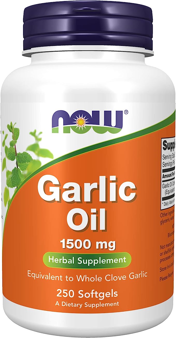 Now Garlic Oil Triple Strength 250sg-[HealthWay]