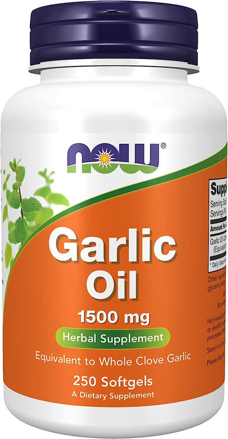 Now Garlic Oil Triple Strength 250sg-[HealthWay]
