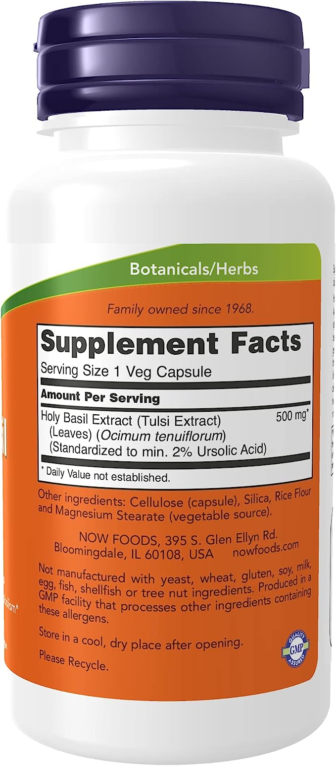 Now Holy Basil Extr 500mg 90vc-[HealthWay]