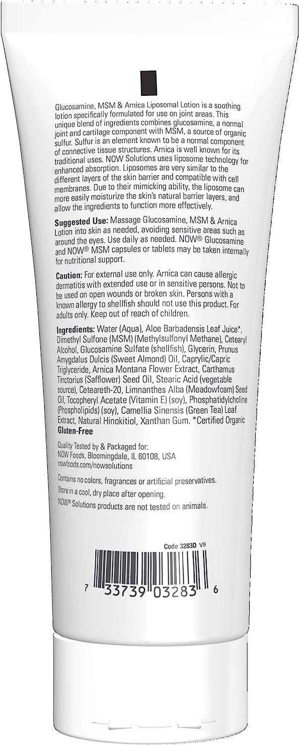 Now Gluc/MSM/Arnica Lotn-[HealthWay]