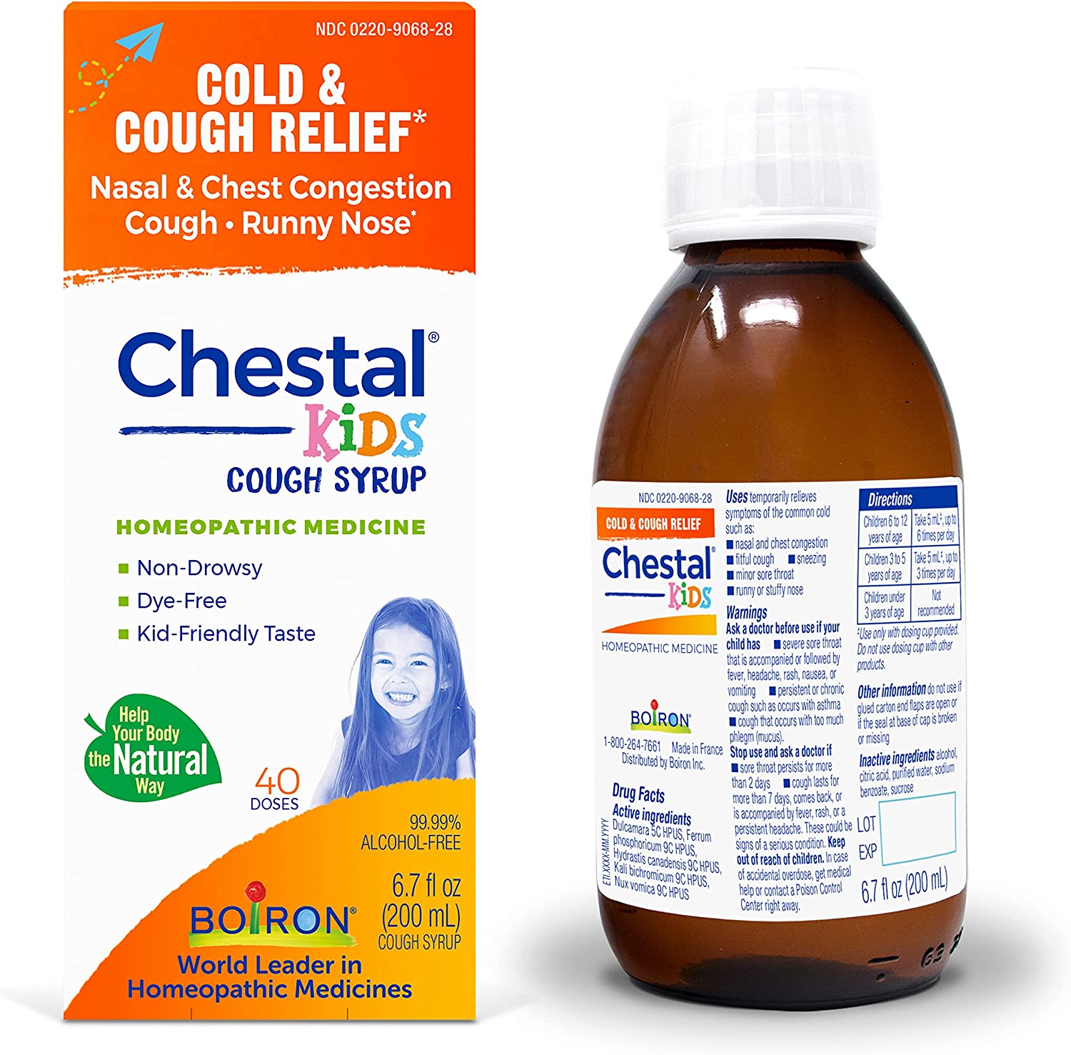 Boiron Chestal Child Cold Cough 6.7oz