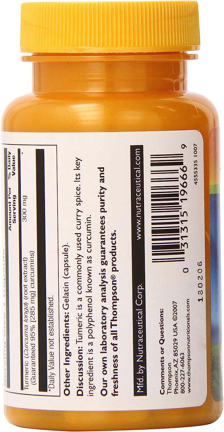 Thompson Turmeric Ext 300mg 60cp-[HealthWay]