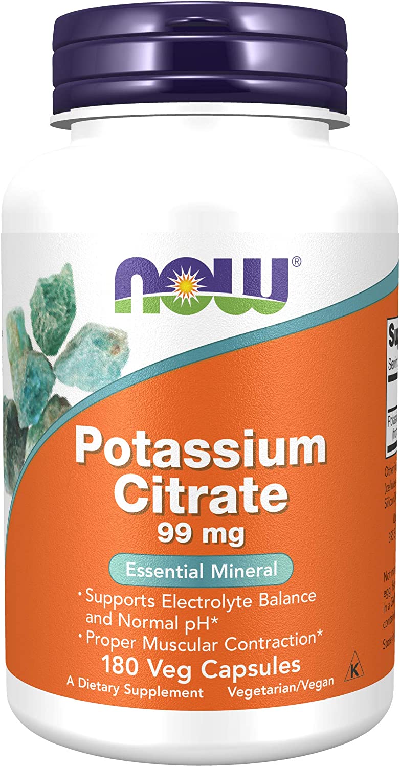 Now Potassium Citrate 180cp-[HealthWay]