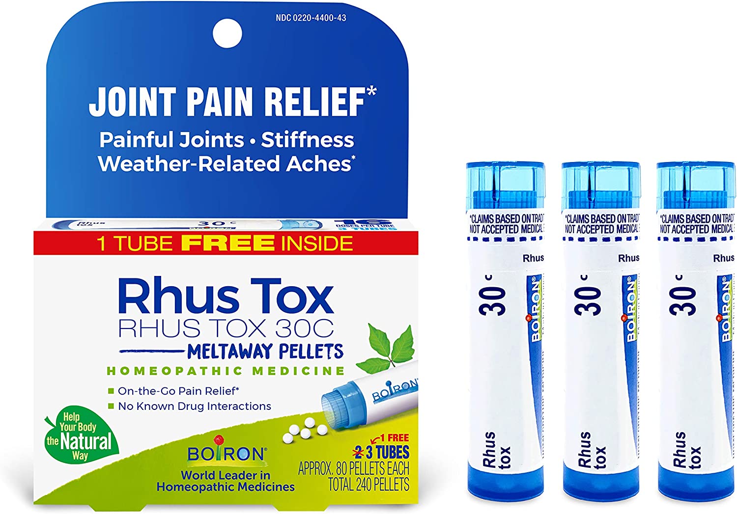 Boiron Rhus Tox 30C Bonus Pack 3 MDT-[HealthWay]