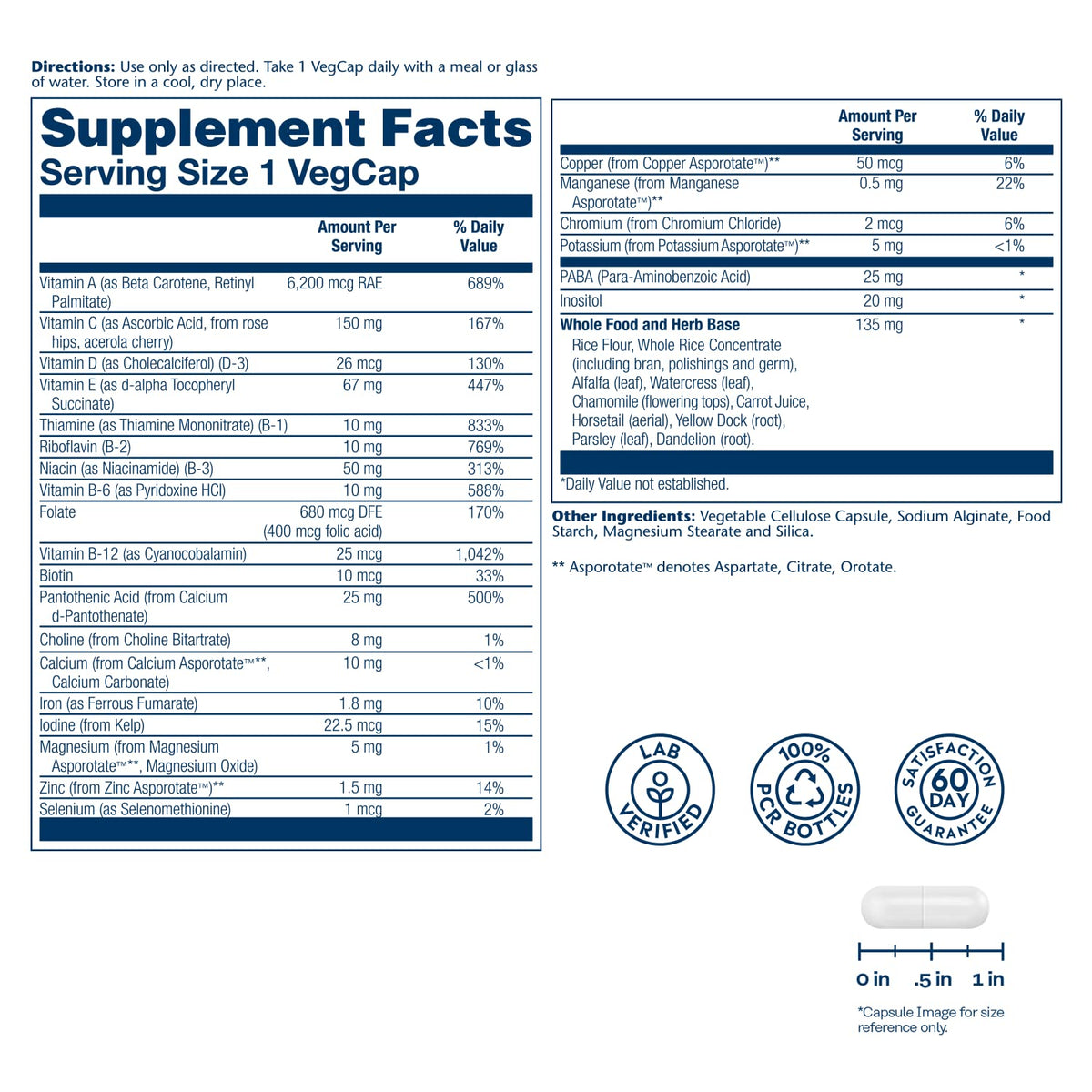 Solaray Once Daily High Energy 30cp-[HealthWay]