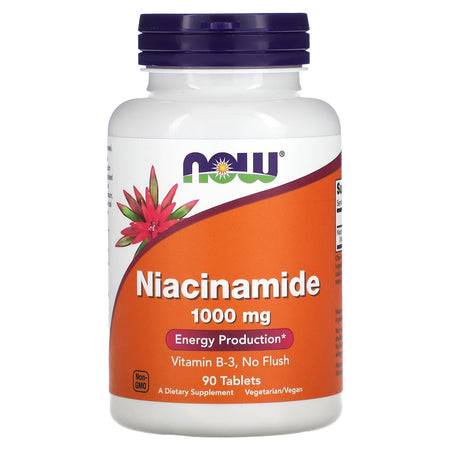 Now Niacinamide 1000mg 90ct-[HealthWay]