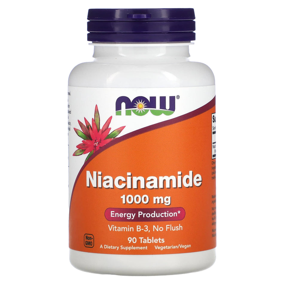 Now Niacinamide 1000mg 90ct-[HealthWay]