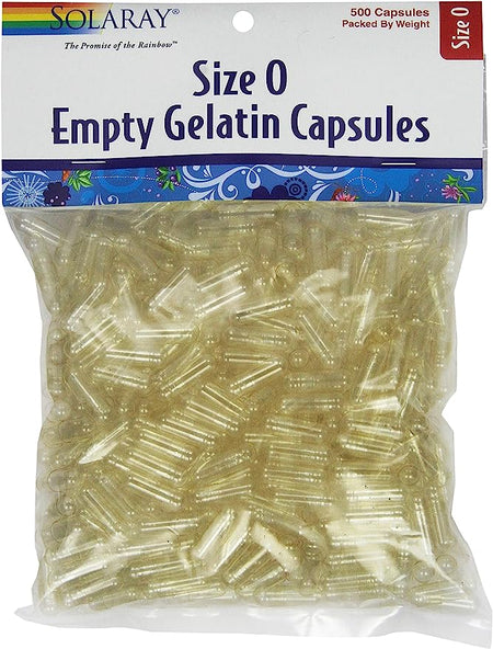 Solaray Empty Caps 0 500cp-[HealthWay]