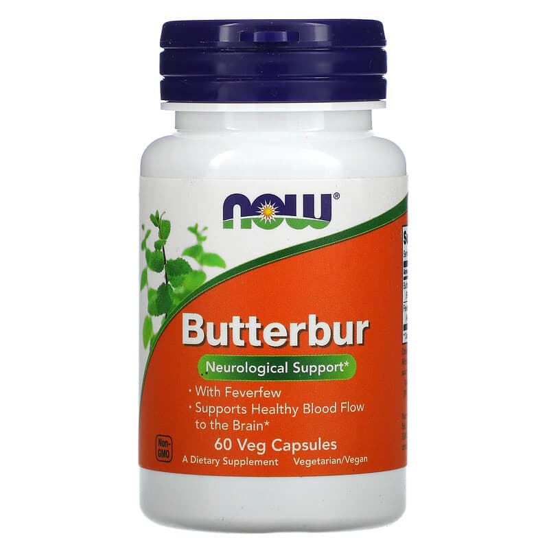 Now Butterbur with Feverfew 60cp-[HealthWay]