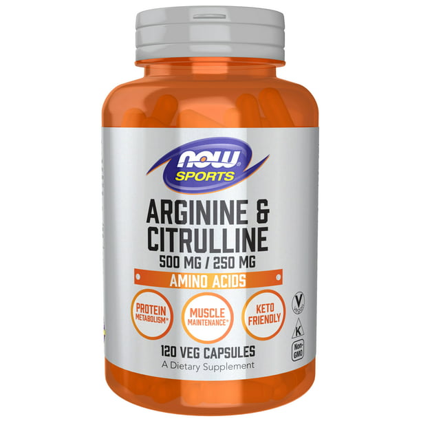 Now Arginine Citrulline 120c